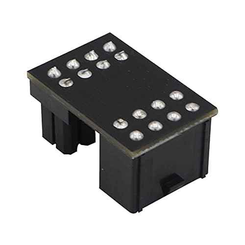 WLGQ ATX Female to Male 6pin Adapter 180 Degree Angled RVS for Desktop Graphics Card - WLGQHUB