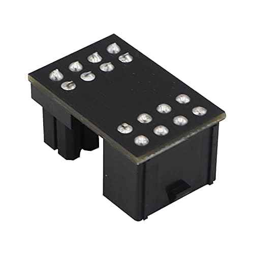 WLGQ ATX Female to Male 6pin Adapter 180 Degree Angled RVS for Desktop Graphics Card - WLGQHUB