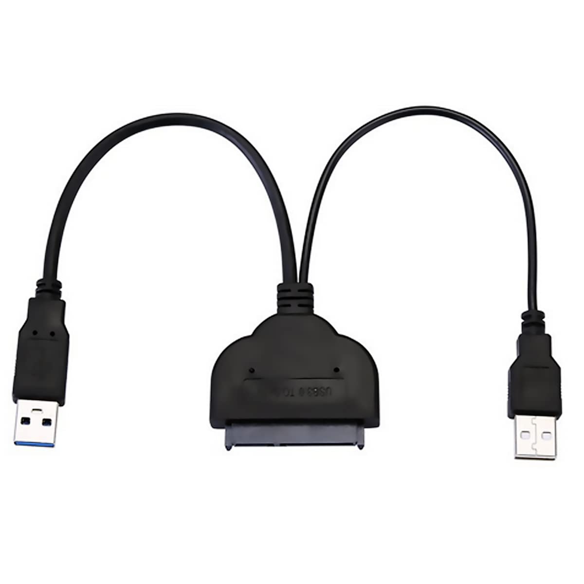 WLGQ SATA to USB Adapter, USB 3.0 to SATA III HDD Converter with USB Power Delivery for 2.5" 3.5" HDD Data Transfer - WLGQHUB