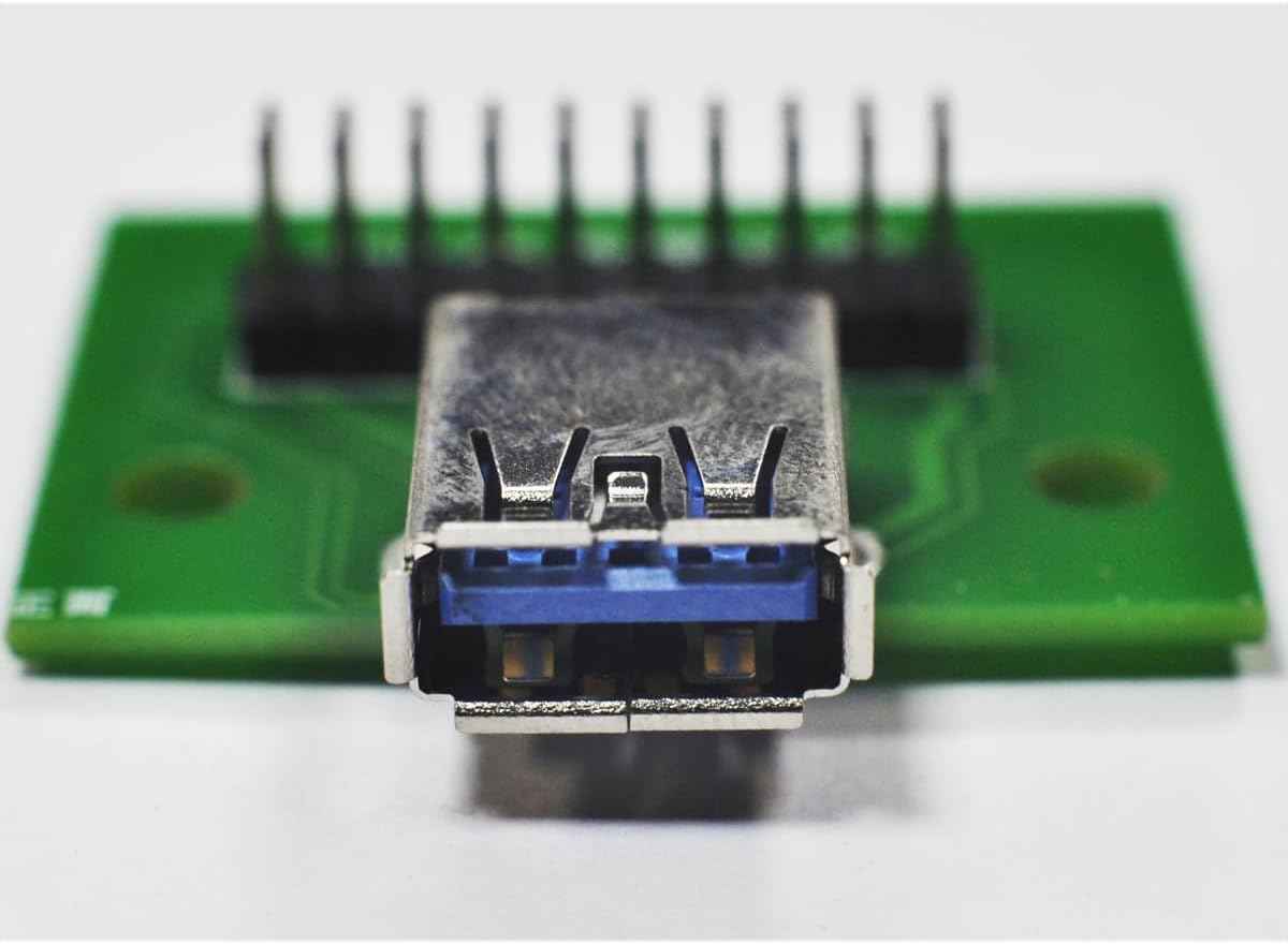 WLGQ USB 3.0 A Female Breakout Board 2.54mm DIY Test Connector with 10pin PCB Board - WLGQHUB