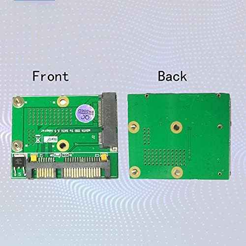 WLGQ mSATA to SATA Adapter Card for 2.5 Inch SSD - Mini PCIe Solid State Drive Converter - WLGQHUB