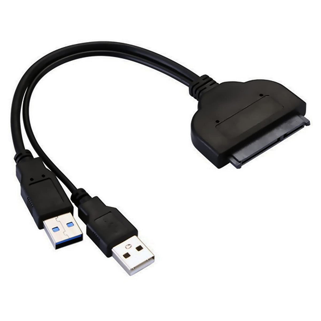 WLGQ SATA to USB Adapter, USB 3.0 to SATA III HDD Converter with USB Power Delivery for 2.5" 3.5" HDD Data Transfer - WLGQHUB