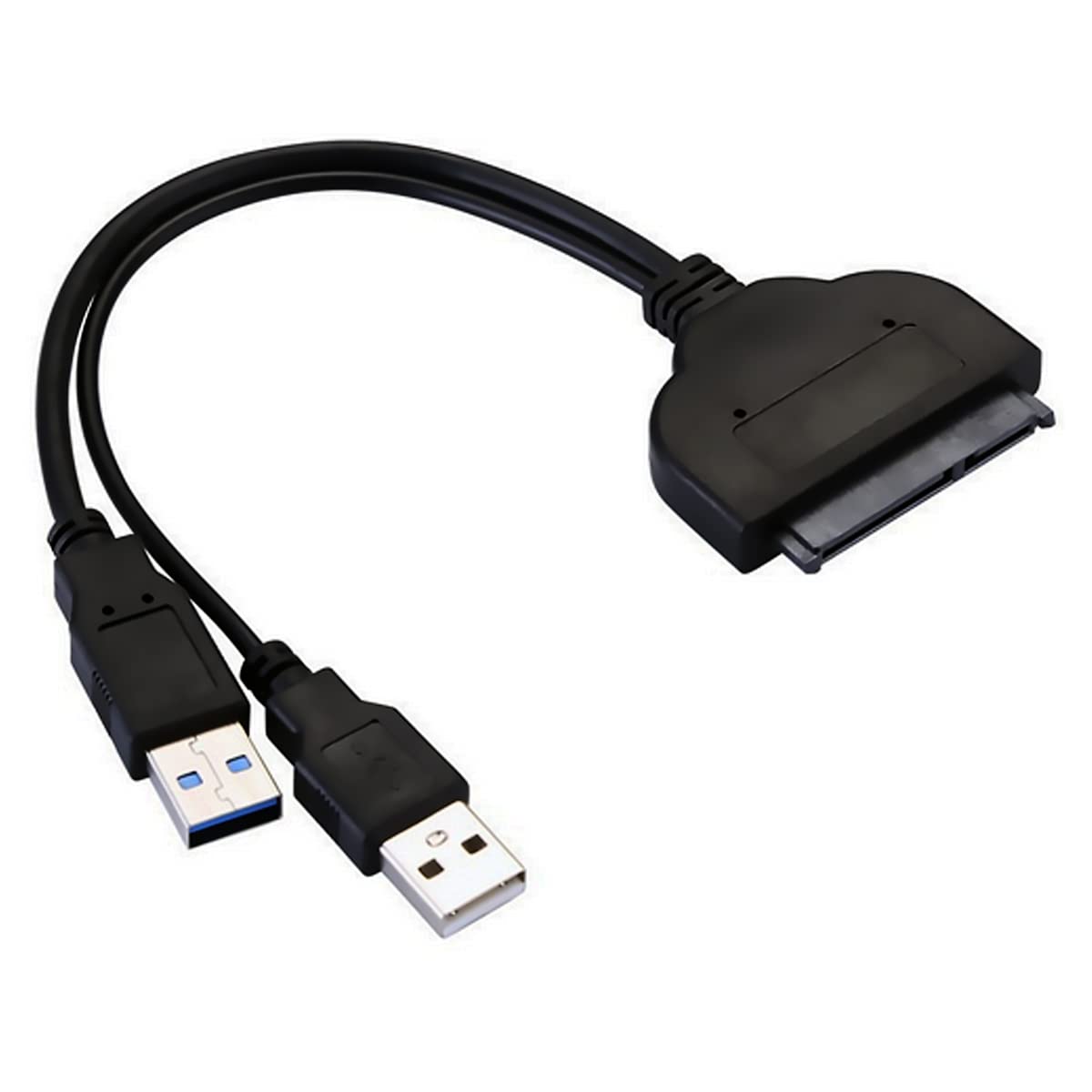WLGQ SATA to USB Adapter, USB 3.0 to SATA III HDD Converter with USB Power Delivery for 2.5" 3.5" HDD Data Transfer - WLGQHUB