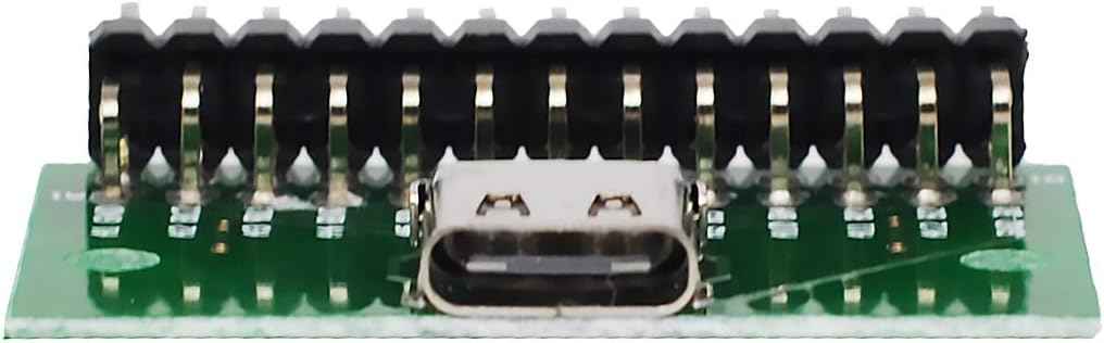 WLGQ USB-C Test Board with PCB Test Socket | 2.54mm Pitch Header | USB 3.1 Type-C Motherboard Diagnostic Tool for Electronics Engineers - WLGQHUB