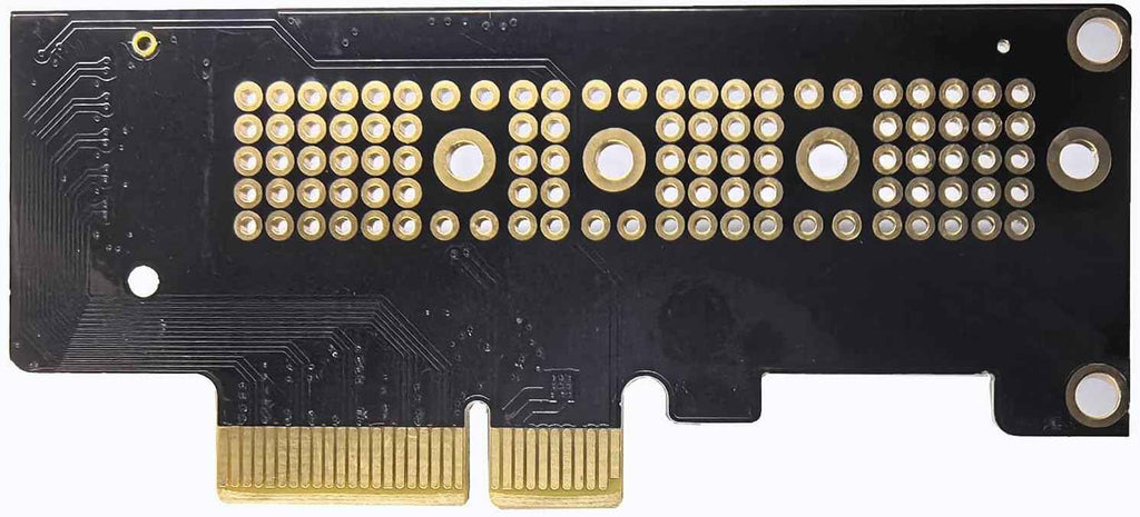 WLGQ M.2 NVMe SSD PCIe Adapter Card - Black, Supports 2230/2242/2260/2280 - WLGQHUB