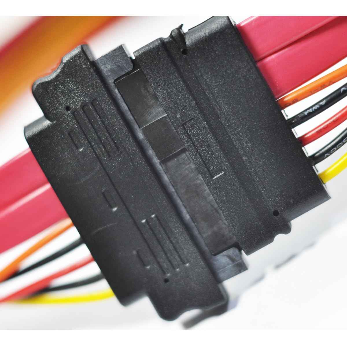 WLGQ SAS 29PIN SFF-8482 Extension Cable - Male to Female Hard Drive Cable - WLGQHUB