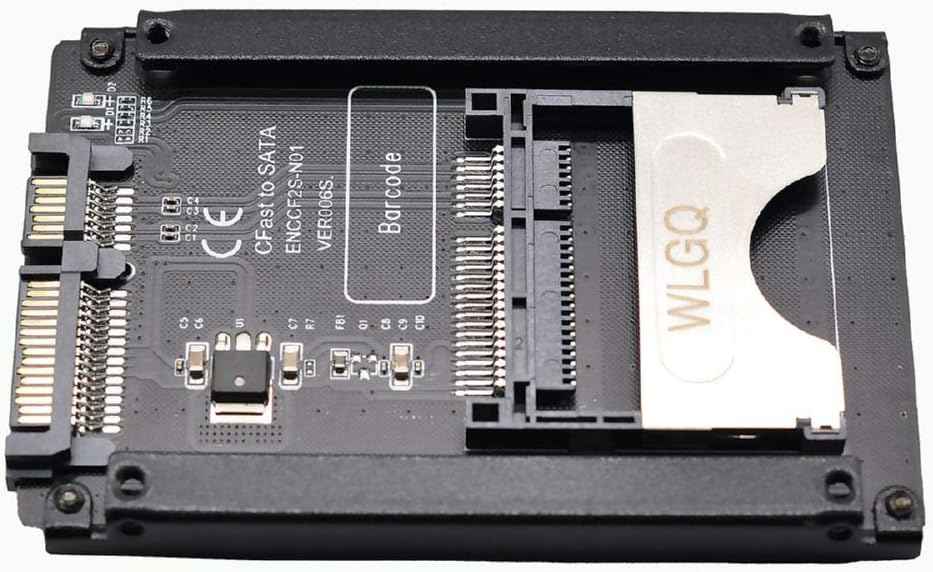 WLGQ CFAST Card Reader SATA Adapter for Industrial Motherboard - 2.5 inch Hard Disk Case SSD HDD with 540MB/S Reading Speed for EOS-1D X Mark II - WLGQHUB