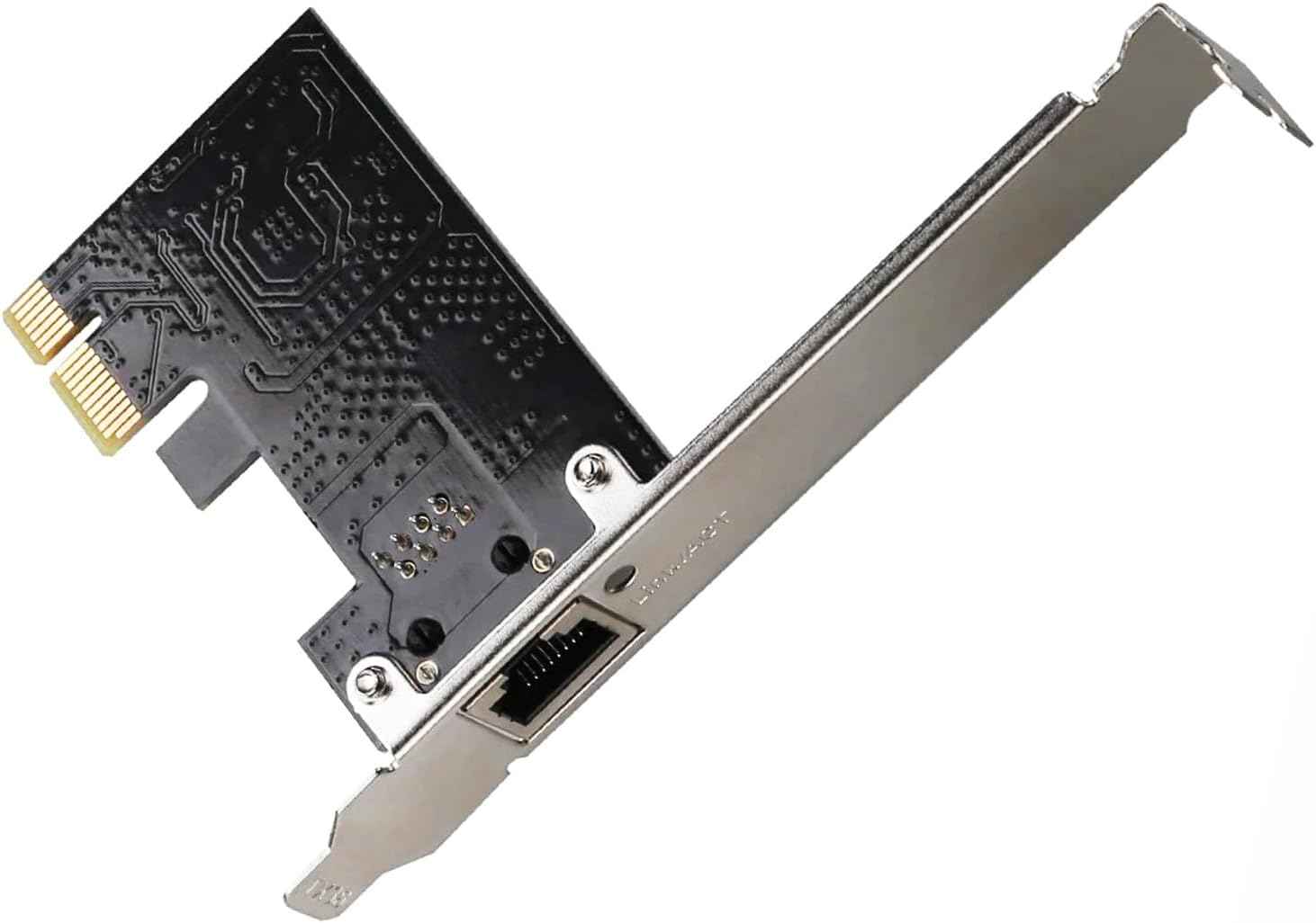 PCI-E Network Card - Gigabit Ethernet Adapter with Intel 8111E Chip, 1000Mbps, PCI Express X1 Interface - WLGQHUB