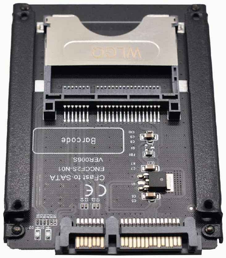 WLGQ CFAST Card Reader SATA Adapter for Industrial Motherboard - 2.5 inch Hard Disk Case SSD HDD with 540MB/S Reading Speed for EOS-1D X Mark II - WLGQHUB