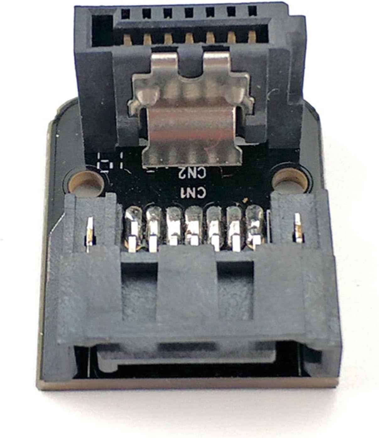 WLGQ SATA Right Angle Adapter - Male to Female 90 Degree Type A & Type B, 2 Pack - WLGQHUB
