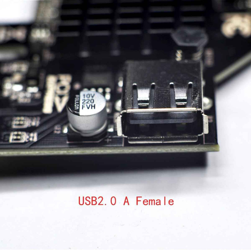 WLGQ PCI-e USB Front Panel Adapter - Internal USB Hub with USB 3.2 (10Gbps) & USB 2.0 for PC, Laptop, Mac, Windows, and Linux - WLGQHUB