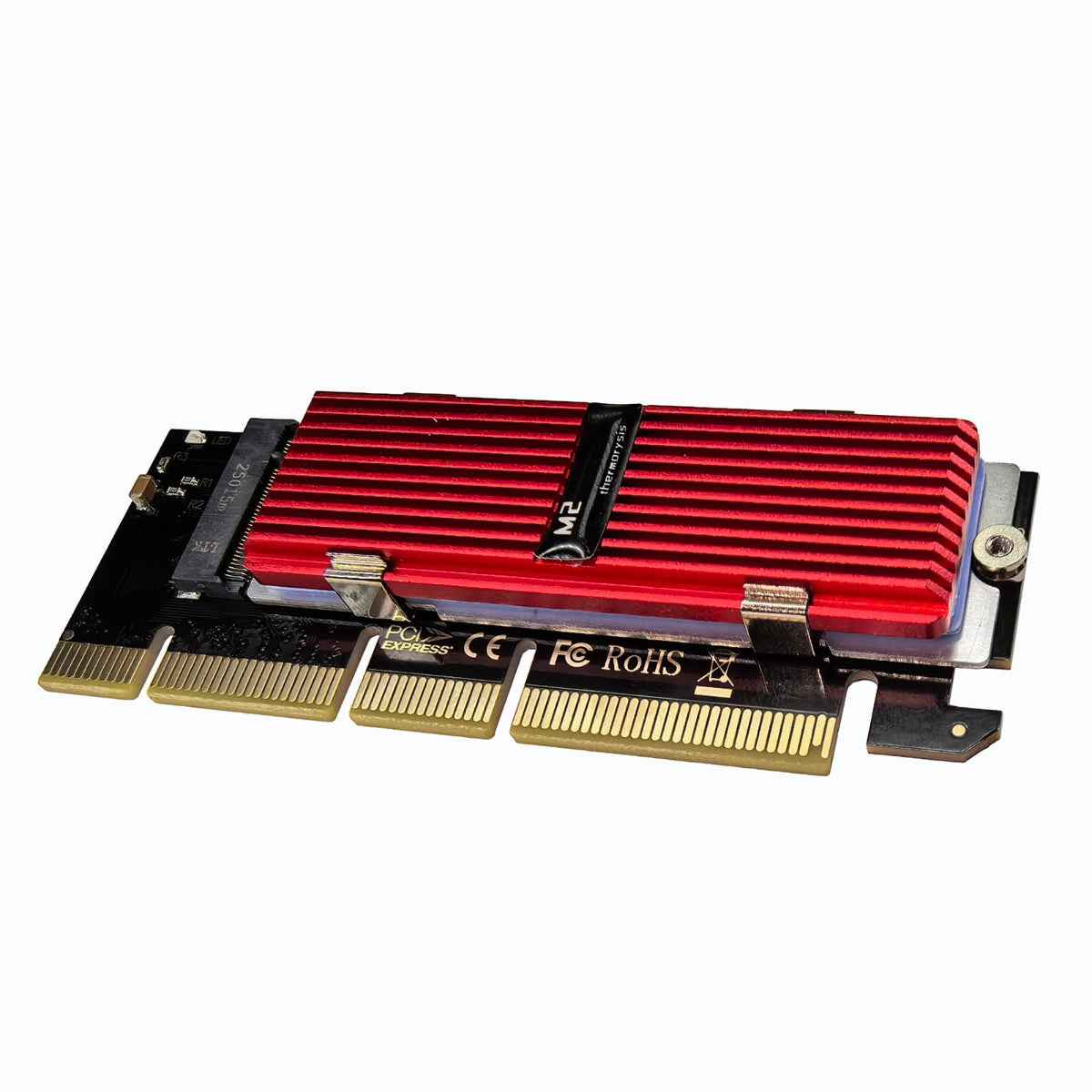 WLGQ M.2 NVMe SSD to PCIe Adapter Card - Black, Supports 2230/2242/2260/2280 - WLGQHUB