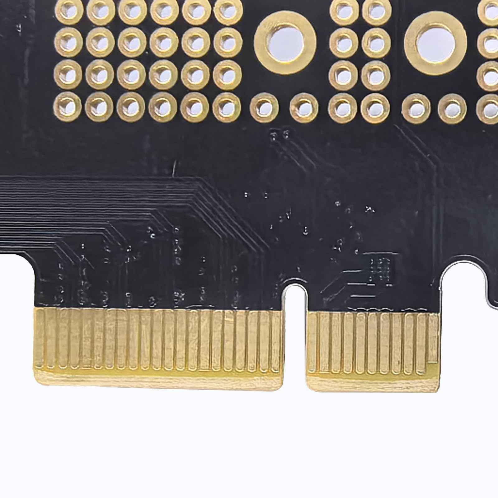 WLGQ M.2 NVMe SSD to PCIe Adapter Card - Black, Supports 2230/2242/2260/2280 - WLGQHUB