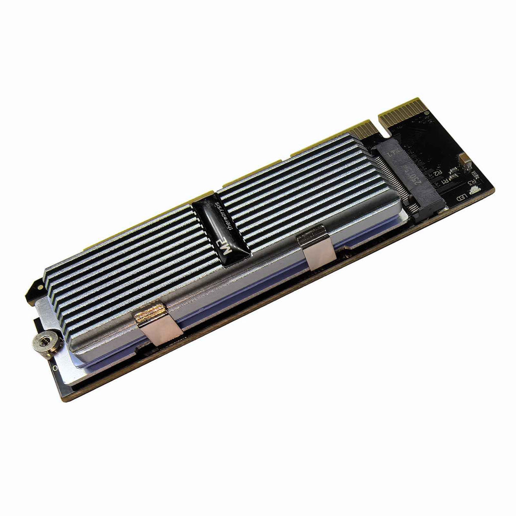 WLGQ M.2 NVMe SSD to PCIe Adapter Card - Black, Supports 2230/2242/2260/2280 - WLGQHUB